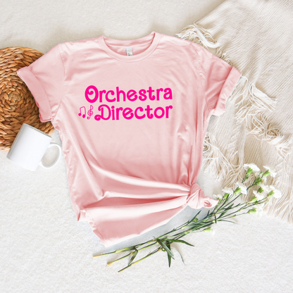 Pink Music Teacher T-Shirt