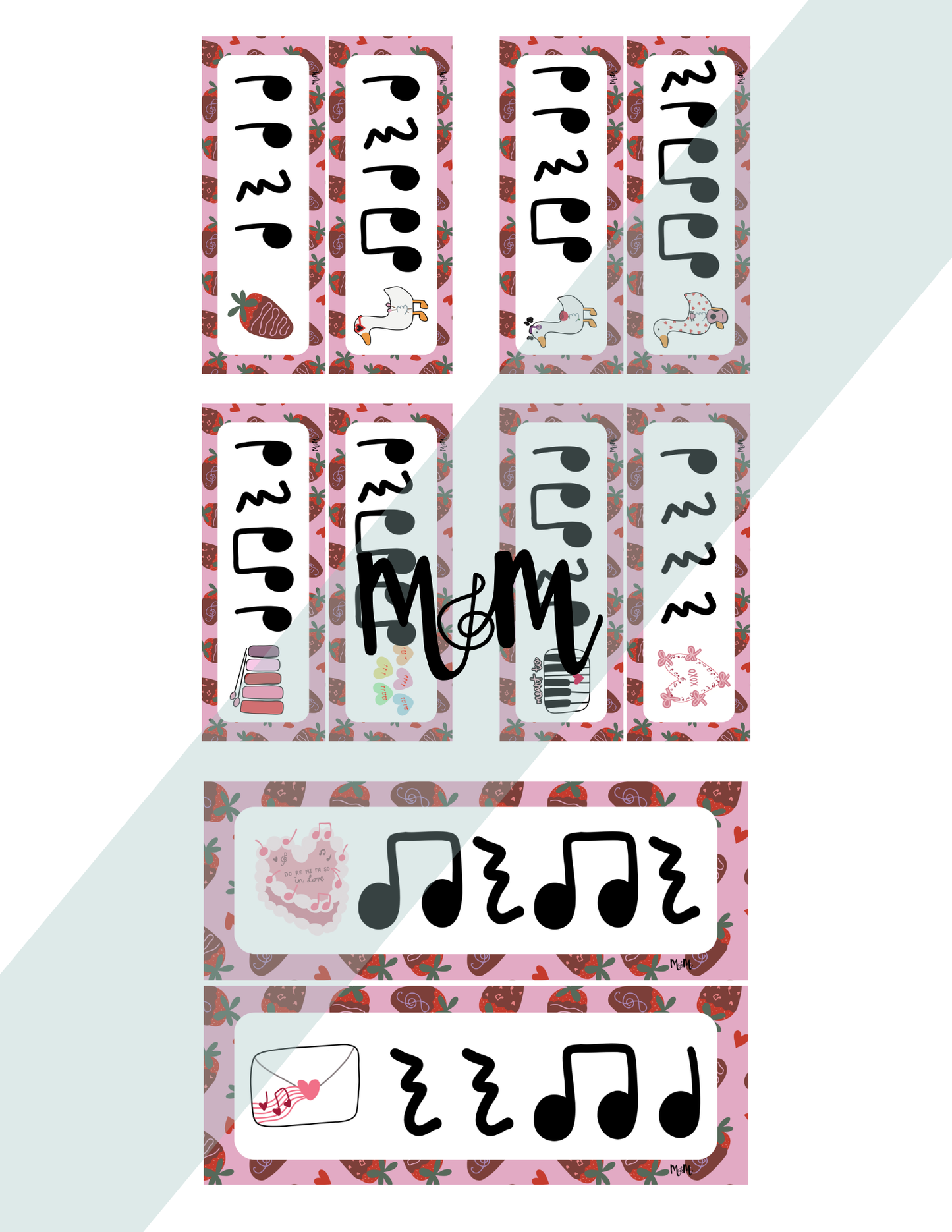 Valentines Day: Write the Room | Rhythm Level 1 | Music Activity | DIGITAL DOWNLOAD