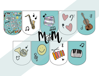 Welcome Back to Music: Class Banner and Coloring Activity DIGITAL DOWNLOAD
