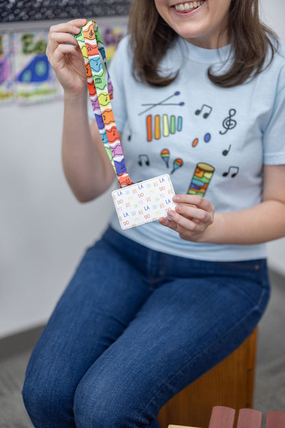 Solfege ID Badge Holder