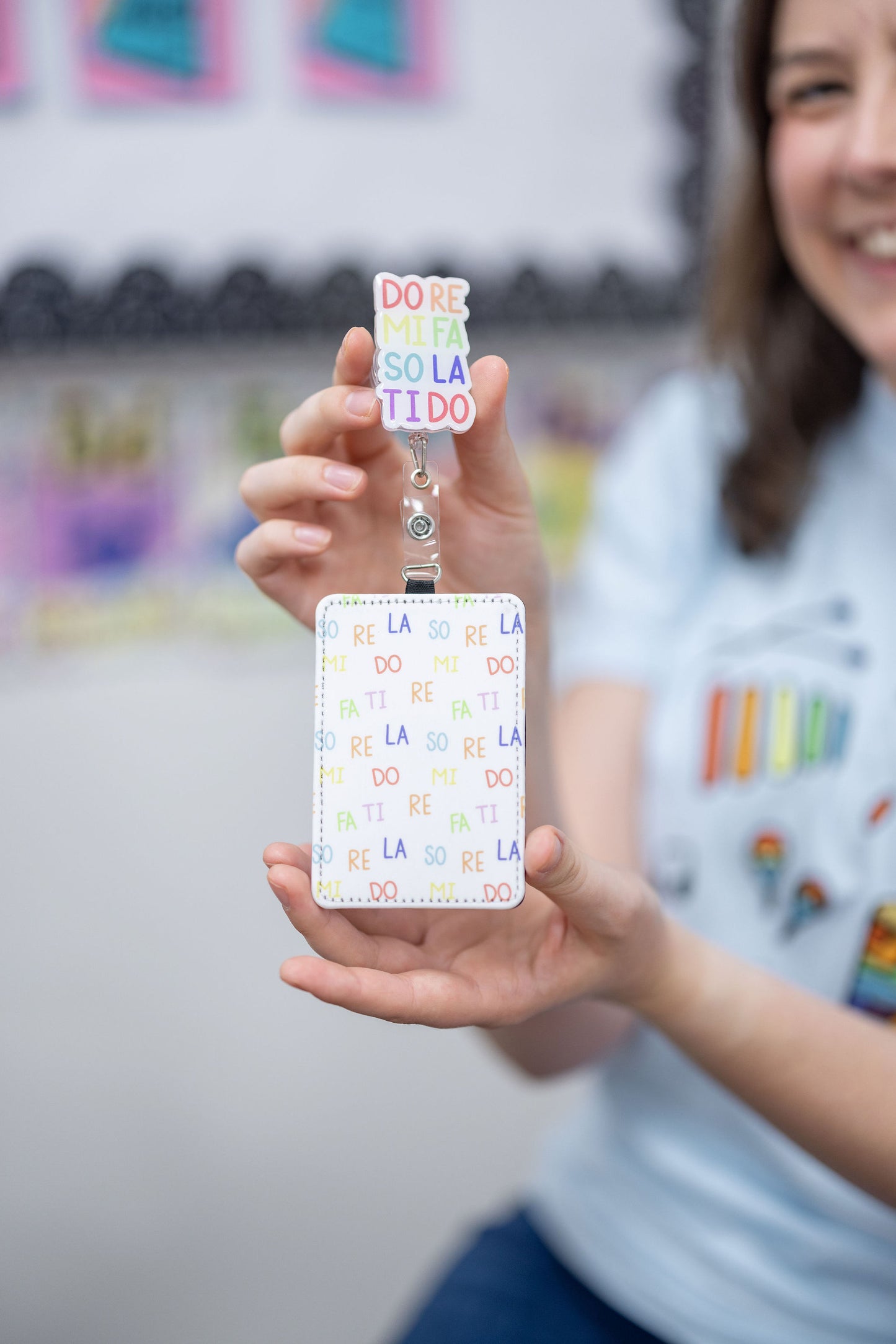 Solfege ID Badge Holder