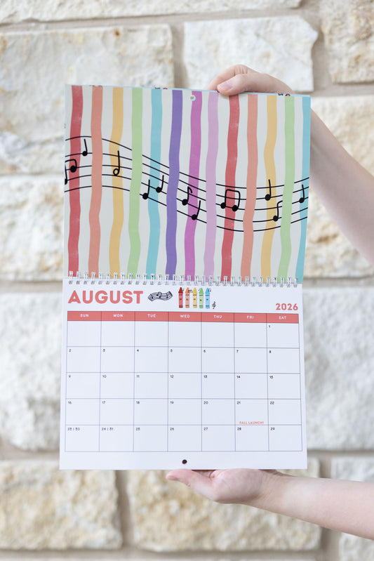 2026-2027 Academic Wall Calendar