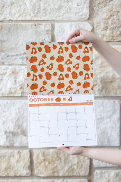 2026-2027 Academic Wall Calendar
