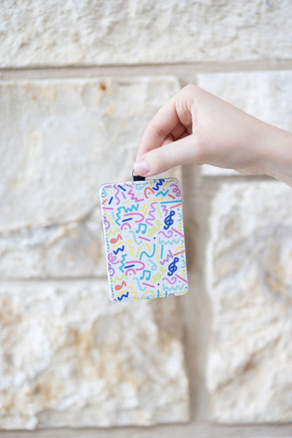 Retro Brights ID Badge Holder