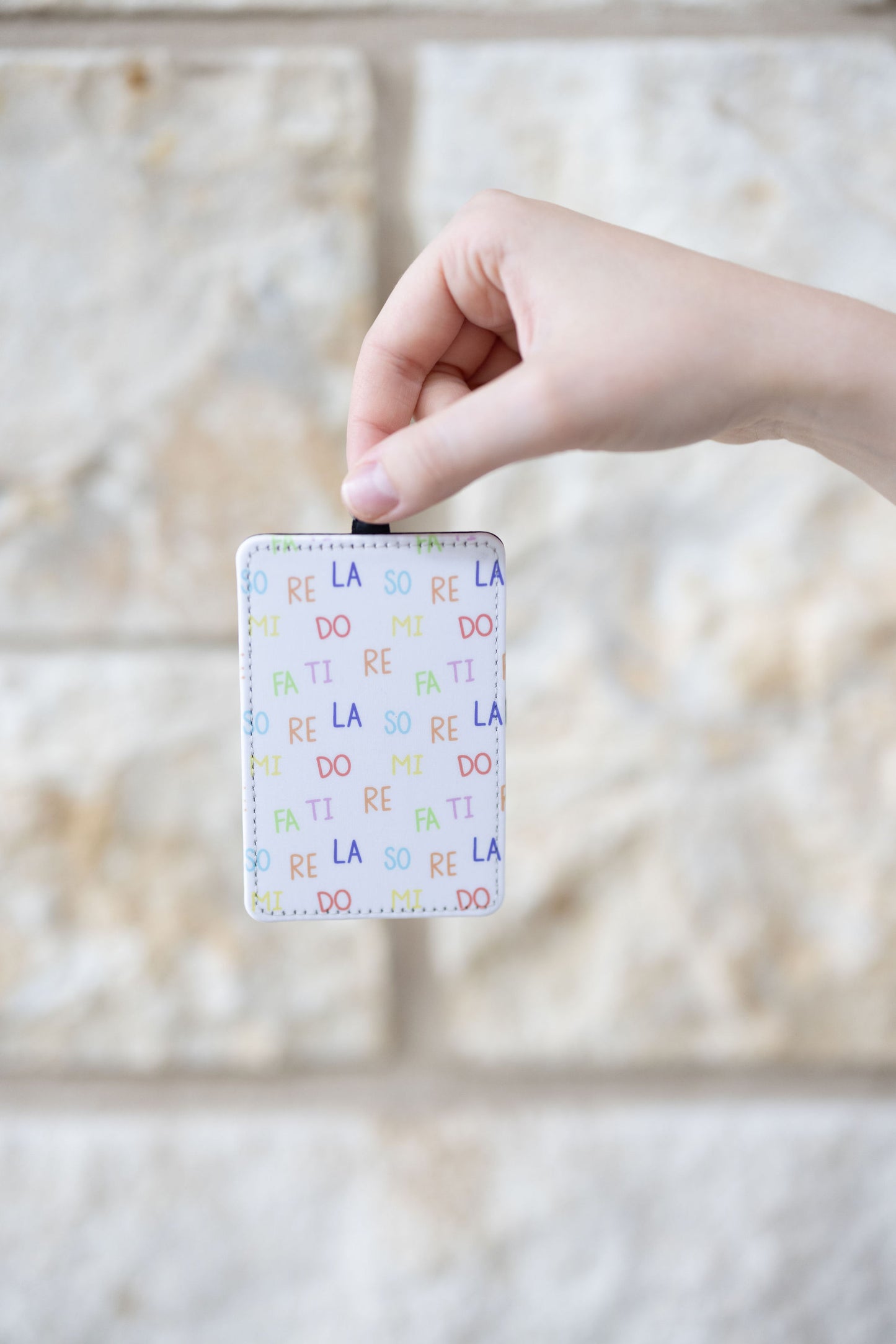 Solfege ID Badge Holder