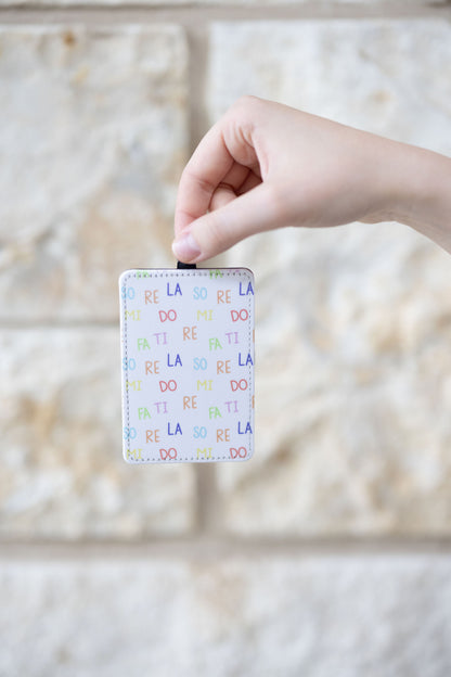 Solfege ID Badge Holder