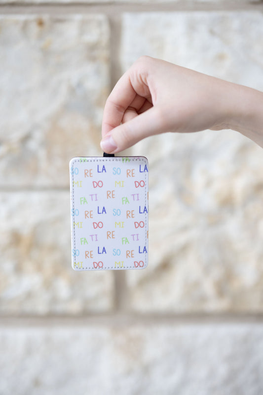 Solfege ID Badge Holder