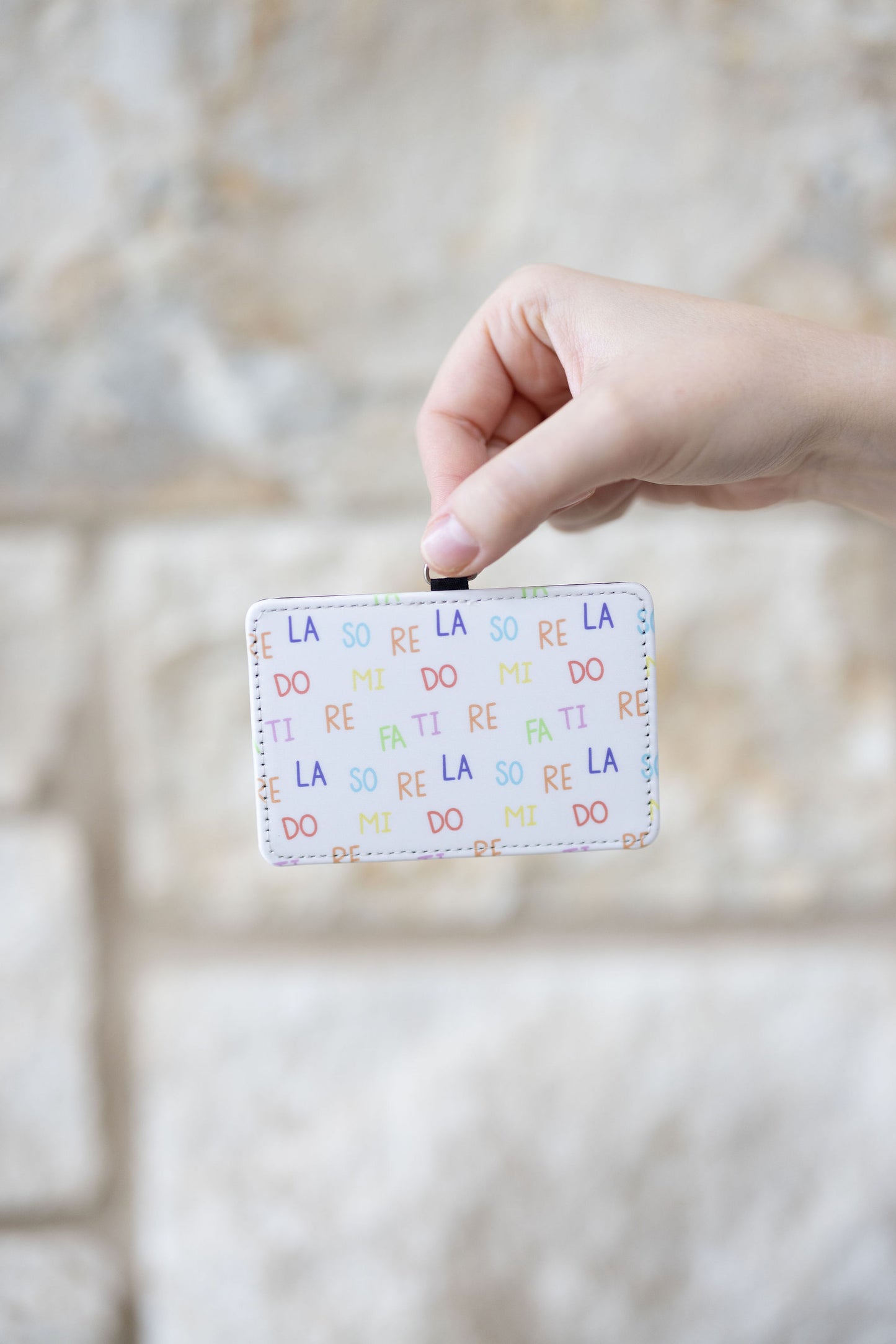 Solfege ID Badge Holder