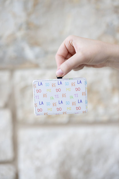 Solfege ID Badge Holder