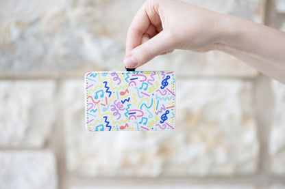 Retro Brights ID Badge Holder