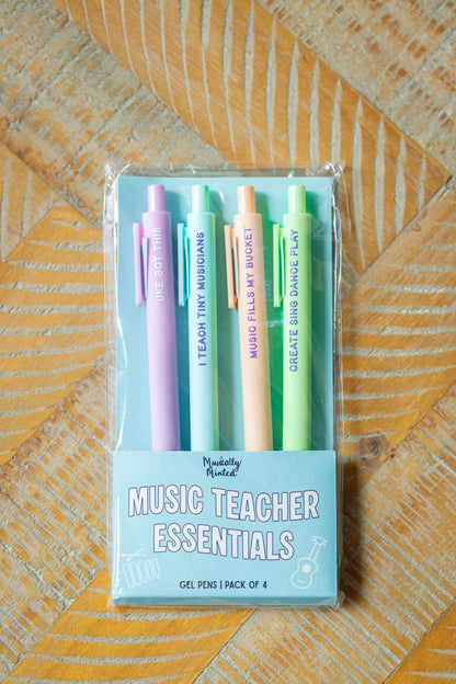 Music Teacher Essentials Gel Pen Set