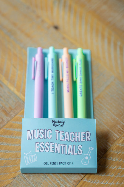 Music Teacher Essentials Gel Pen Set