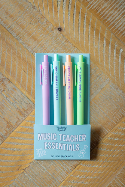 Music Teacher Essentials Gel Pen Set