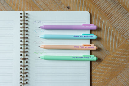 Music Teacher Essentials Gel Pen Set