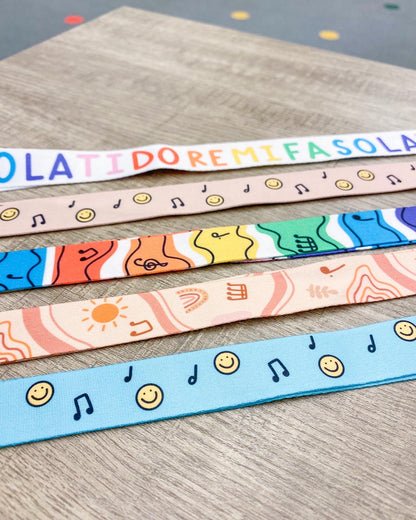 Abstract Rainbow Lanyard