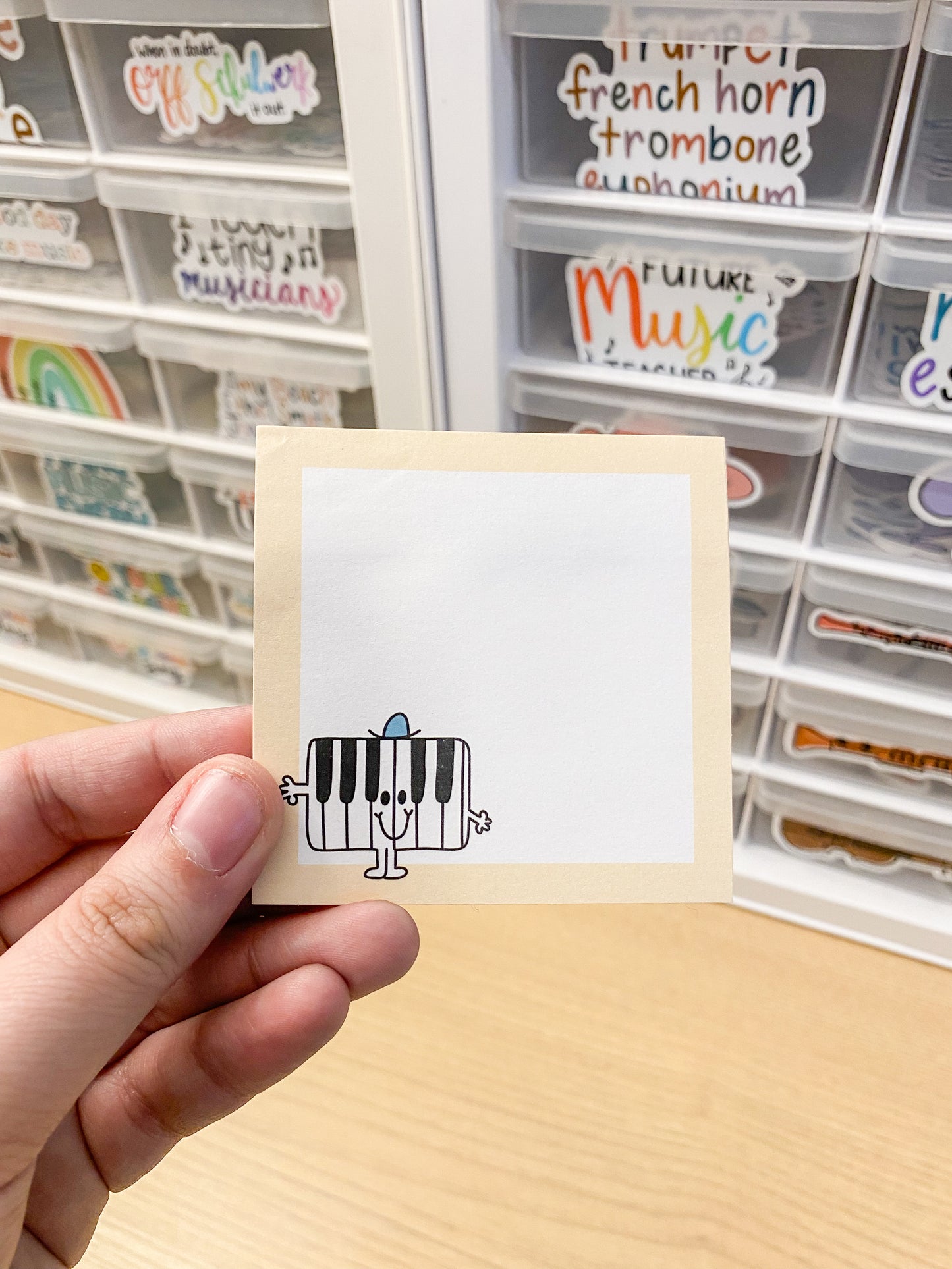 Peyton the Piano - Character Sticky Notes
