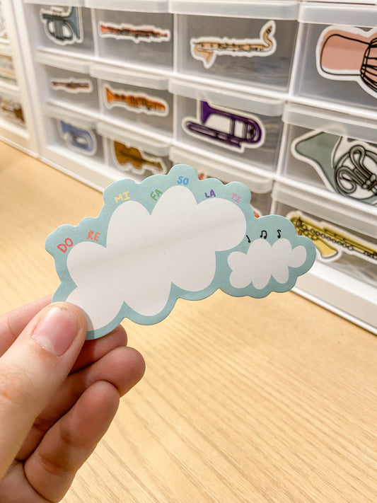 Solfege Cloud Sticky Notes