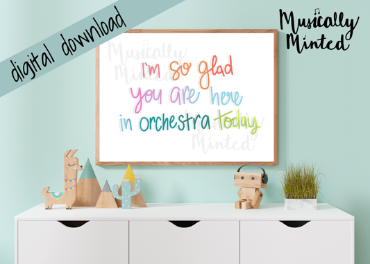 I'm So Glad You Are Here In Orchestra DIGITAL DOWNLOAD