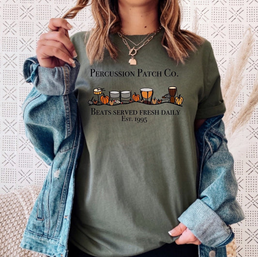 Percussion Patch T-Shirt - AVAILABLE UNTIL 9/25