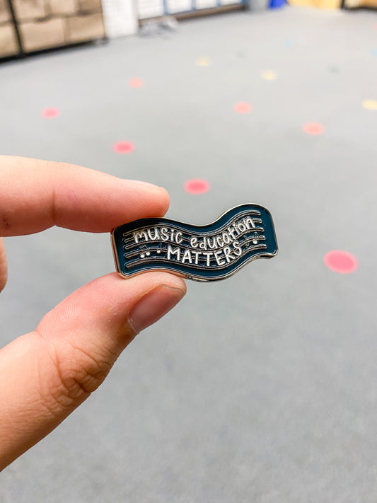 Music Education Matters Enamel Pin